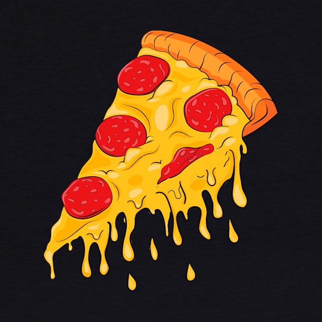 melting pizza graphic sublimation by Babyborn